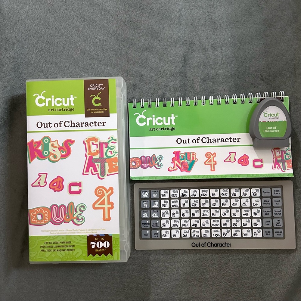 Cricut Circle Exclusive Out of Character fonts & shapes